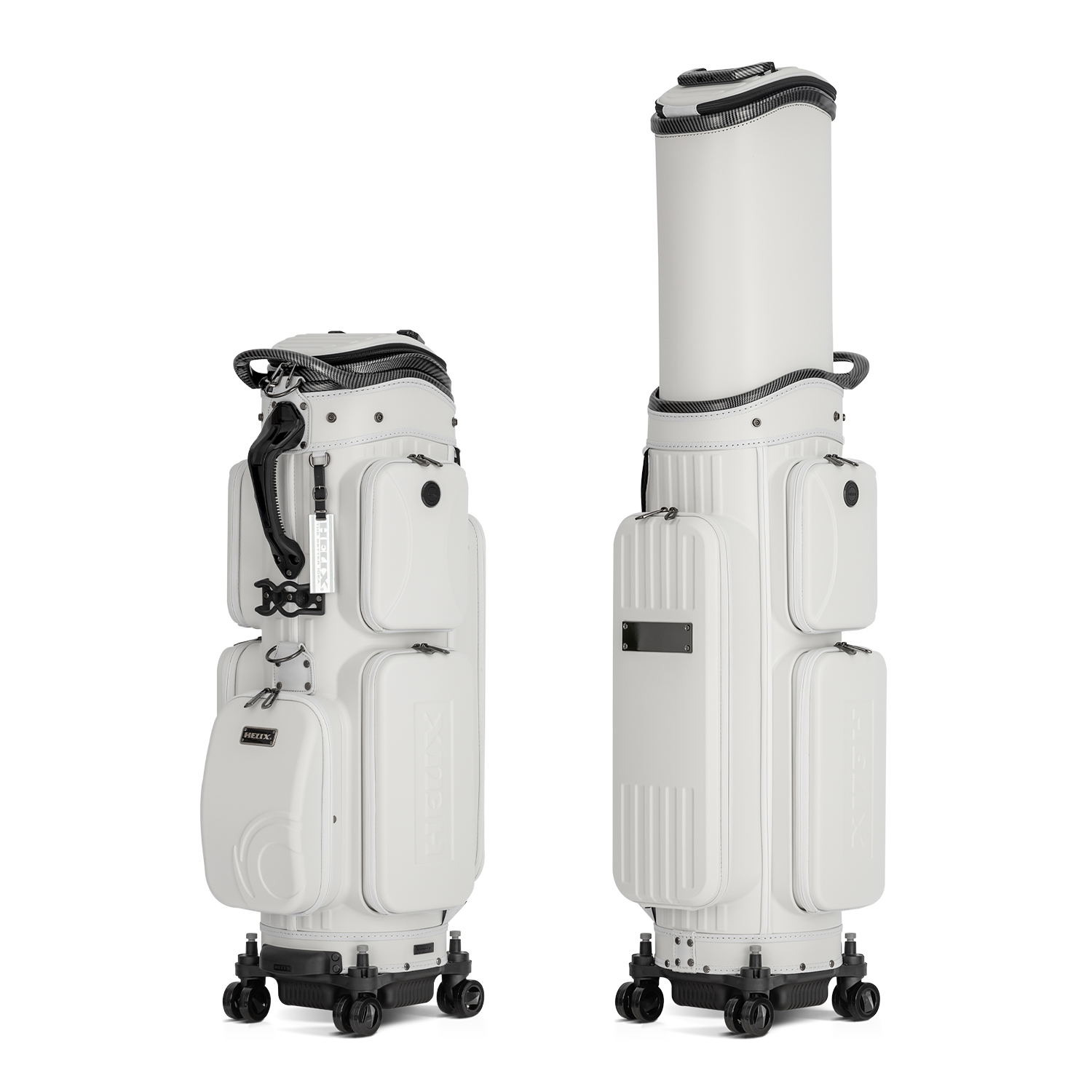 HELIX Hard Case Golf Bag with  - Golf Bag Stand Cart 评论和价格