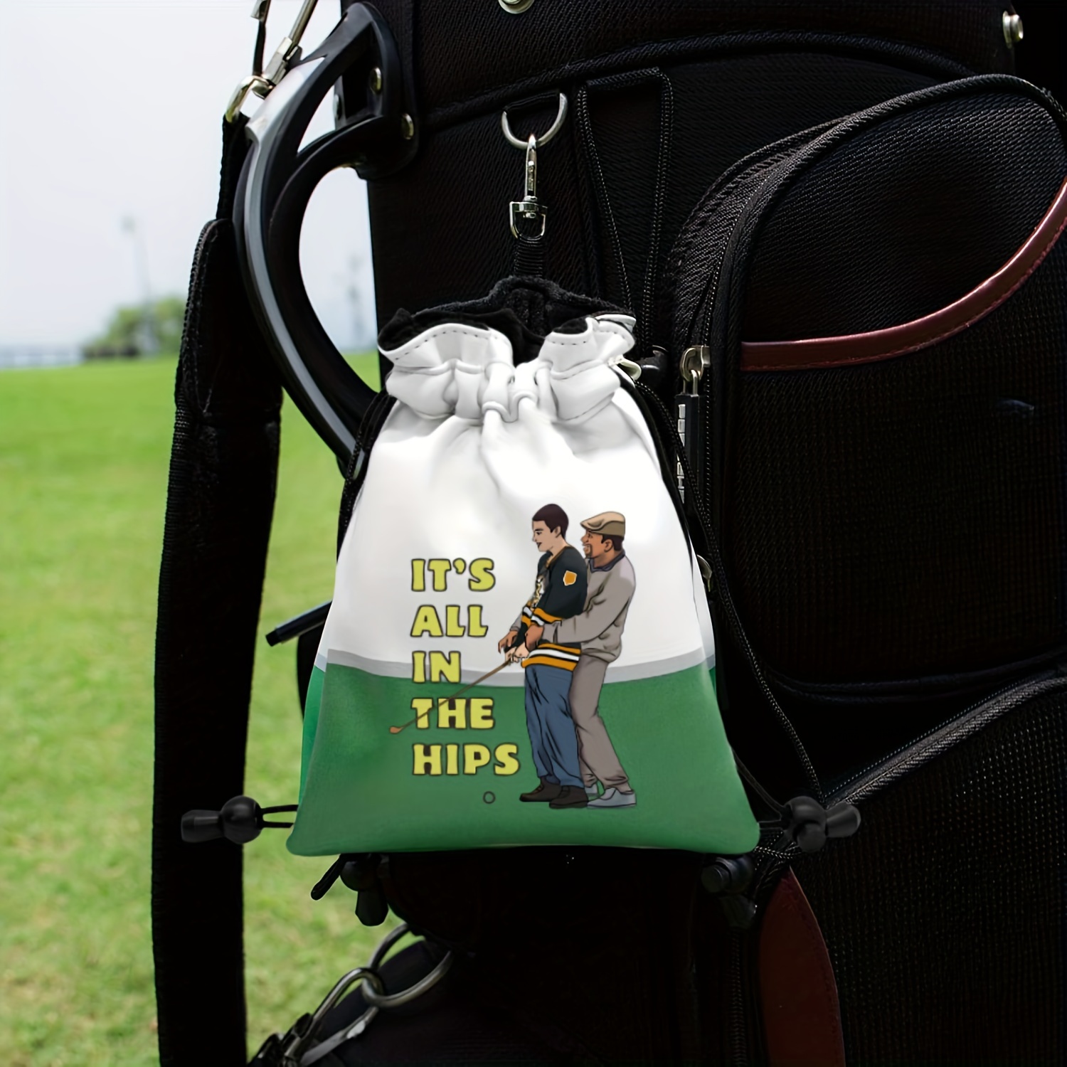 Funny Golf Valuables Pouch, PU - Golf Bag Stand Cart 评论和价格