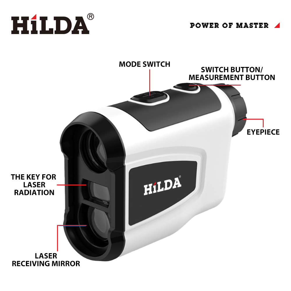 HILDA 800M Golf Laser Rangefin - Rangefinder Laser Golf 评论和价格