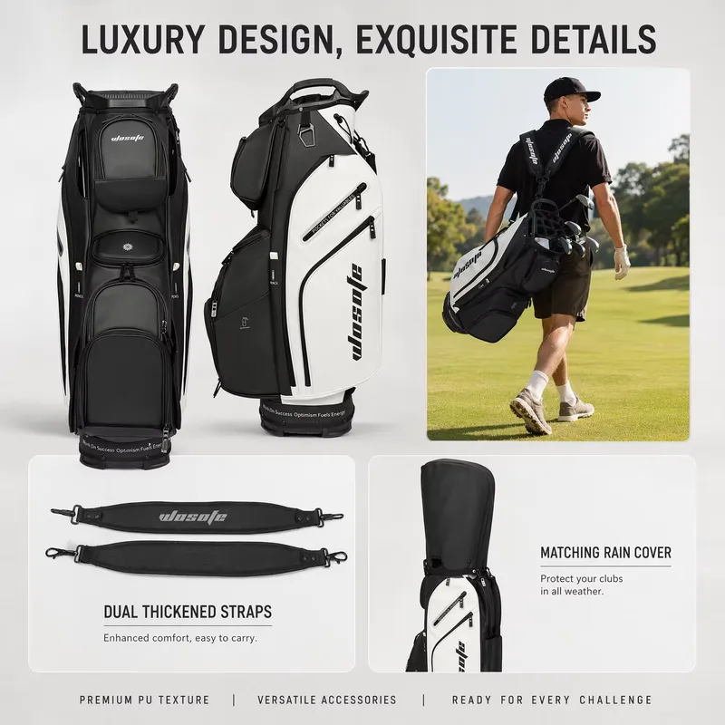 Wosofe 14 Way Golf Cart Bag Wa - Golf Bag Stand Cart 评论和价格